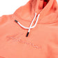 Kids Orange Fleece Pullover Hoodie