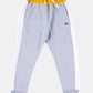 Kids Grey/Yellow/White Color-Blocked Sweatsuit