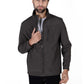 Mole Grey Stand Up Collar Soft Shell Men's Jacket