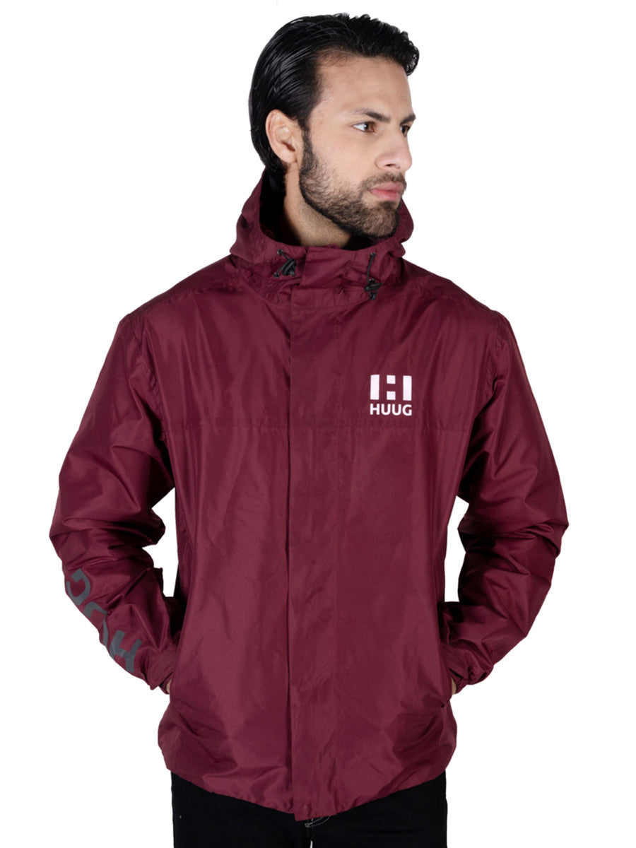 Mens red windbreaker jacket best sale