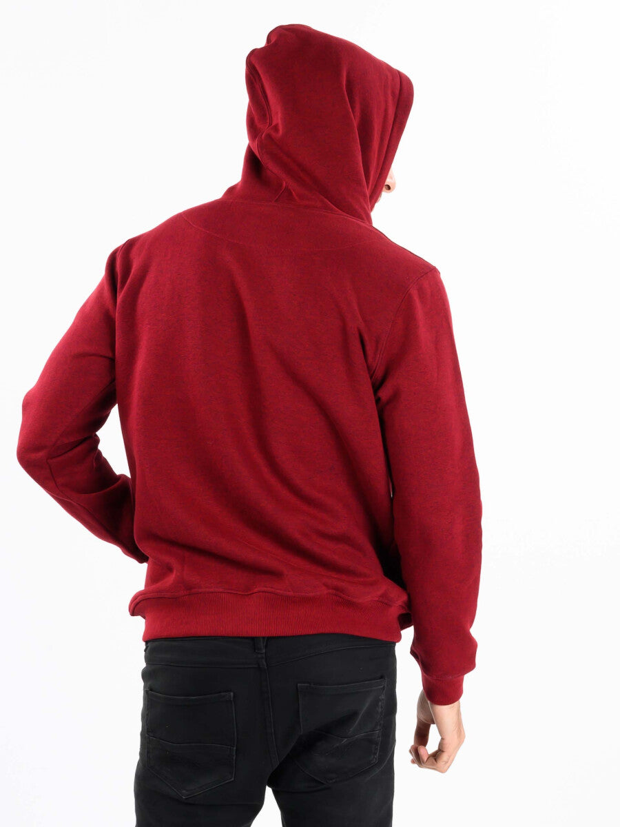 Mens red hooded sweatshirt hotsell