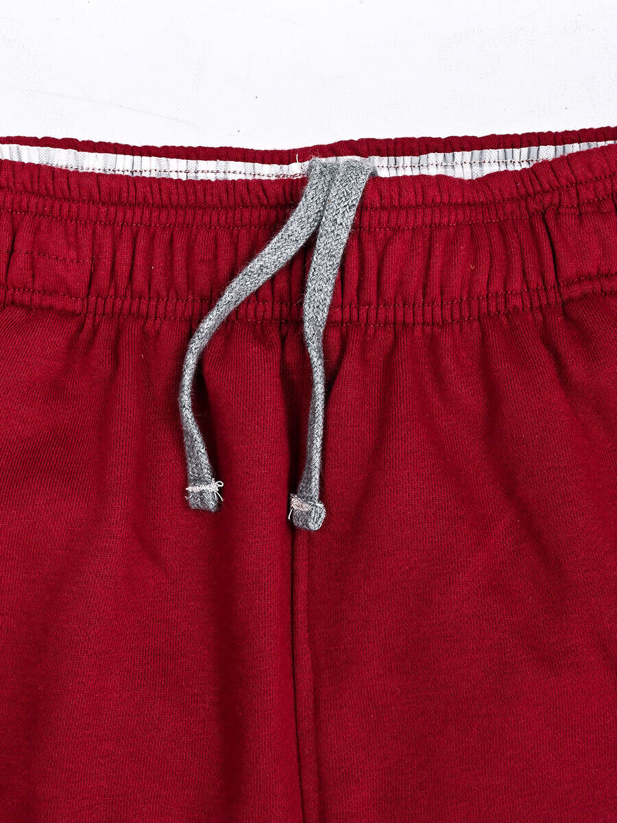 Burgundy discount jogger shorts